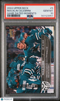 2024 Upper Deck Game Dated Moments Macklin Celebrini RC Rookie PSA 10