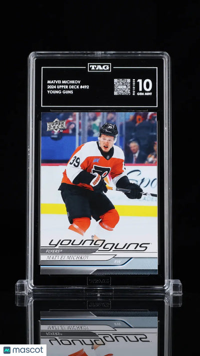 2024 Upper Deck Series 2 Young Guns Matvei Michkov #492 TAG 10 RC Rookie
