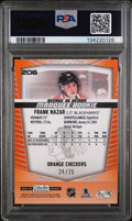 2024 Upper Deck O-Pee-Chee Platinum RC Frank Nazar #206 Orange Checkers PSA 10