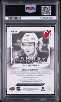 2024 Upper Deck SP Authentic Marks Of Distinction Autograph Jack Hughes/25 PSA10