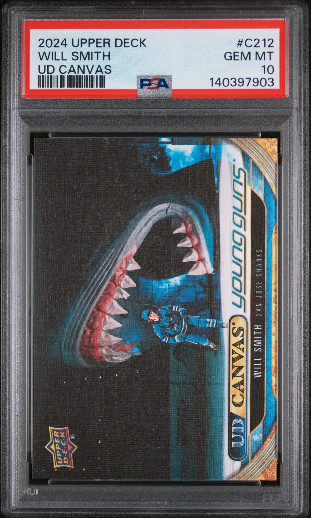 2024 Upper Deck Series 2 UD Young Guns Canvas RC Rookie Will Smith PSA 10
