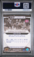 2024 Upper Deck UD Canvas Young Guns RC Lane Hutson Black White PSA 10