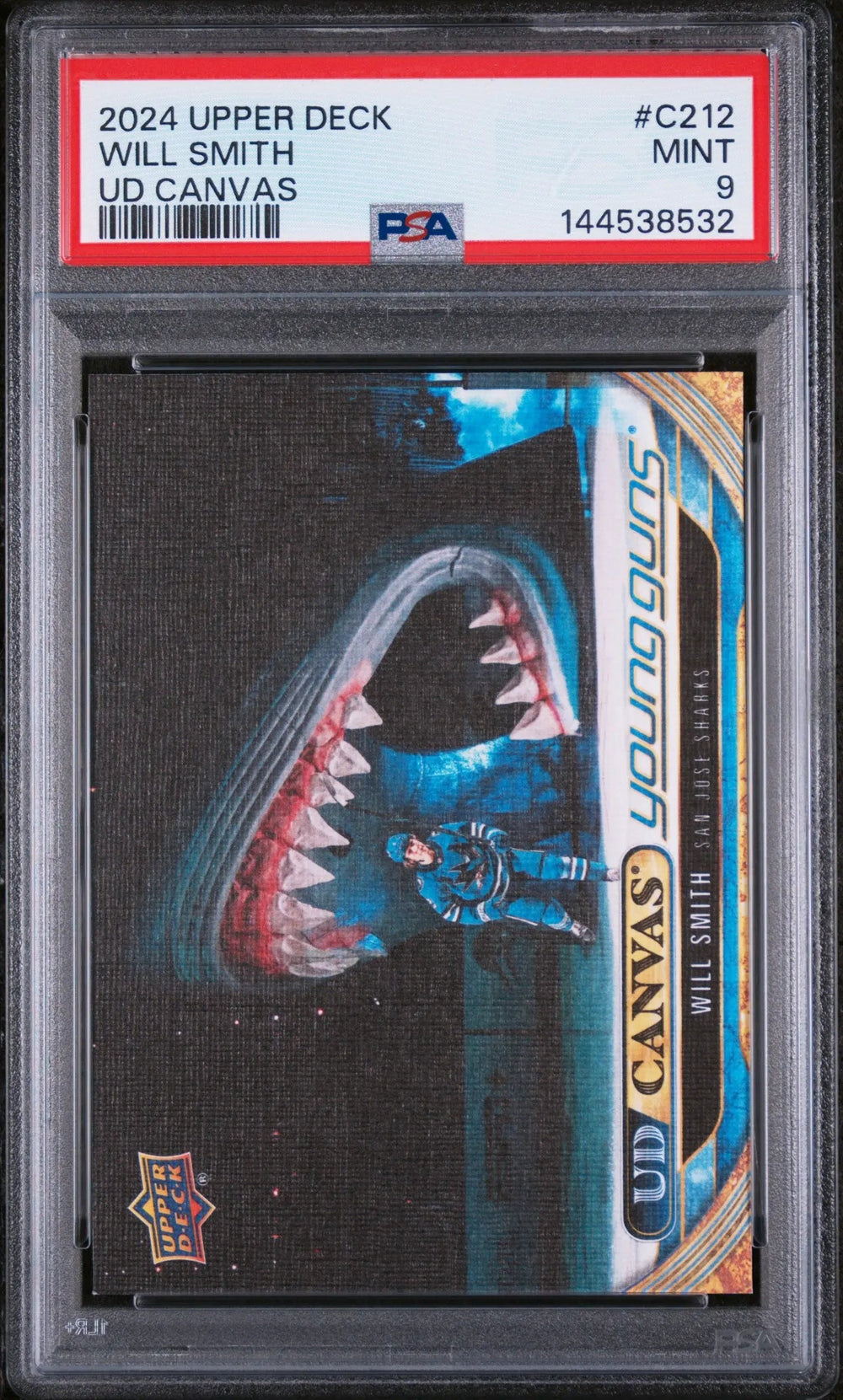 2024 Upper Deck UD Canvas Young Guns Rookie Will Smith RC PSA 9