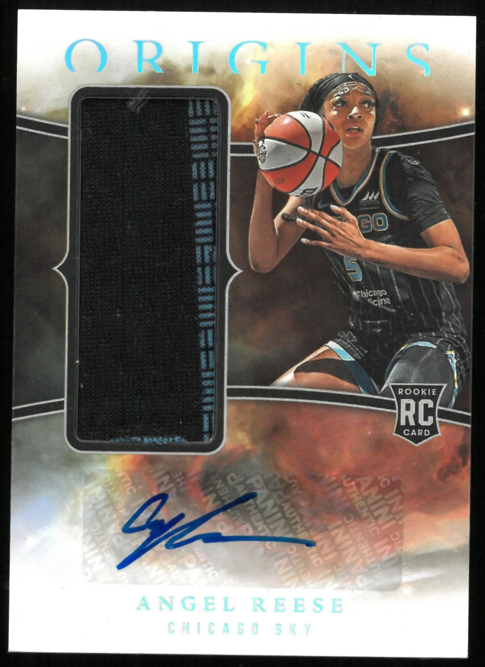 2024 WNBA Origins Basketball Angel Reese RC Rookie Jersey Patch Auto