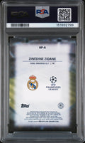 2025-2026 Topps UEFA Club Competition Home Pitch Advantage Zinedine Zidane PSA 9