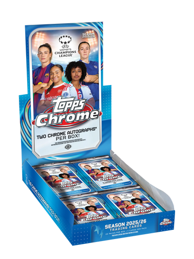 2025-2026 UEFA Champions League Women's Chrome Hobby Box