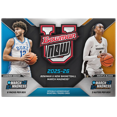 2025/26 Bowman University Now March Madness Basketball Hobby Box