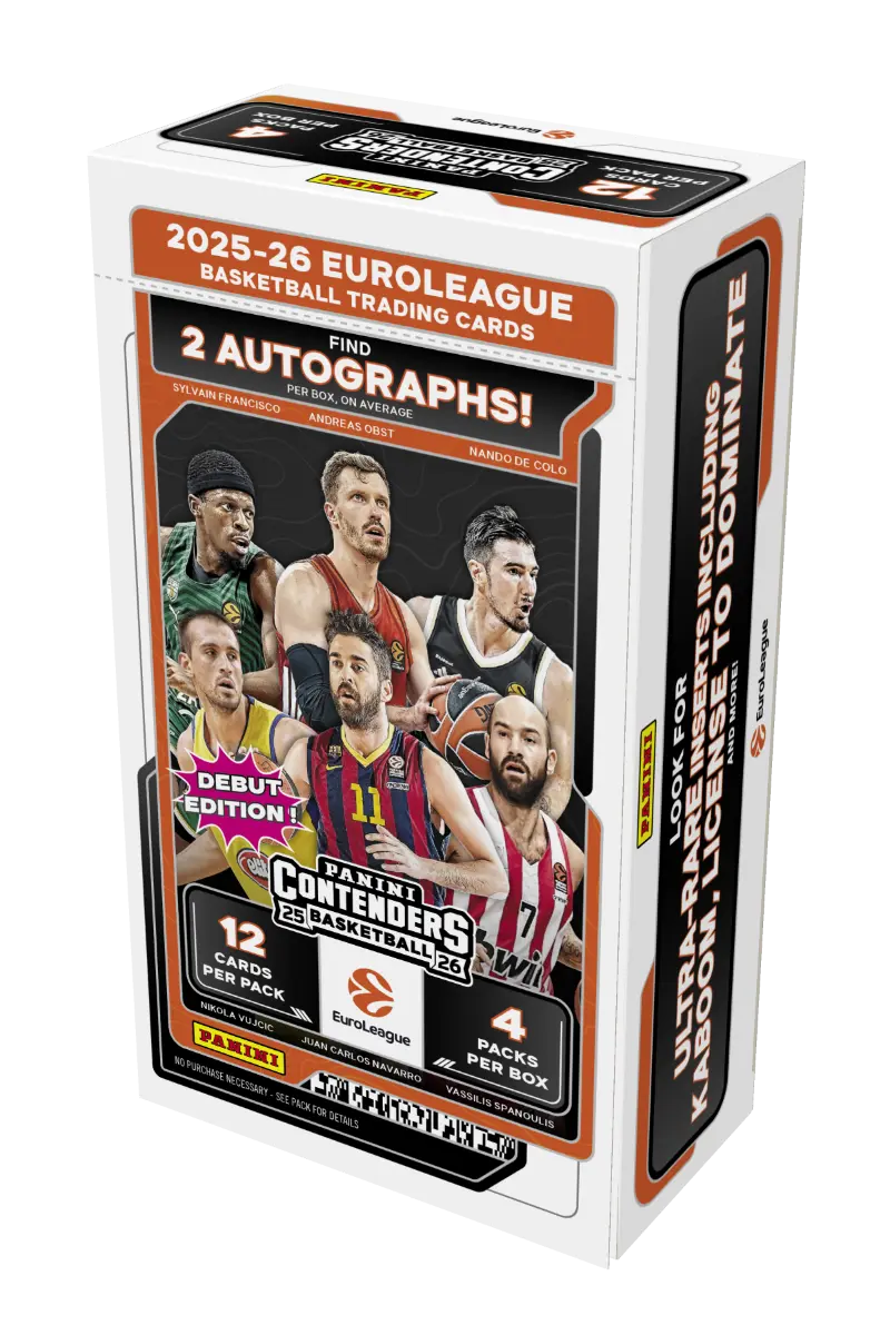 2025-26 Panini Contenders EuroLeague Basketball Hobby Box