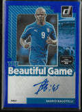 2025-26 Panini Donruss The Beautiful Game Mario Balotelli Auto Blue /99