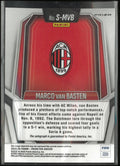 2025-26 Panini Prizm FIFA Autograph Marco Van Basten Auto Red Pulsar