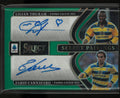 2025-26 Panini Select Pairings Autograph Lilian Thuram/Fabio Cannavaro Green /5