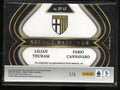 2025-26 Panini Select Pairings Autograph Lilian Thuram/Fabio Cannavaro Green /5