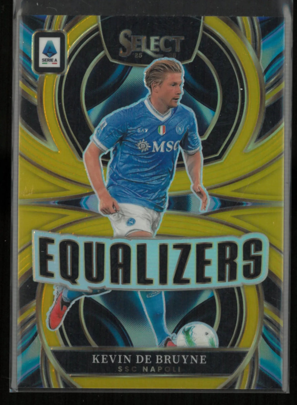 2025-26 Panini Select Serie A Equalizers Kevin De Bruyne Gold /10