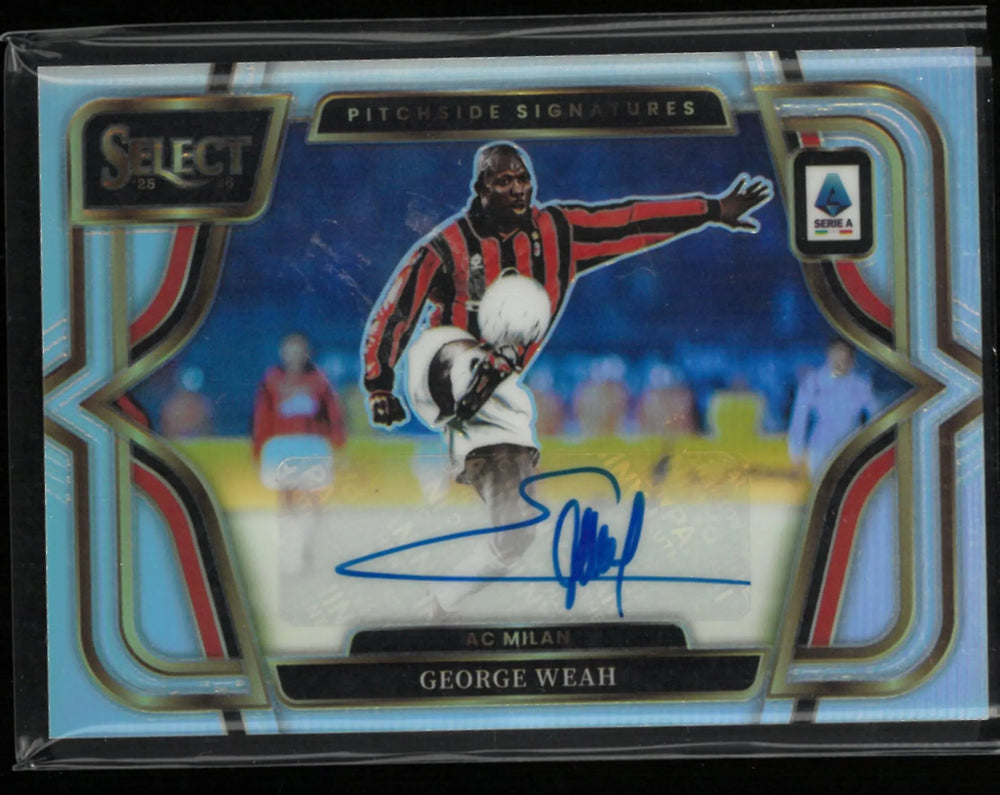 2025-26 Panini Select Serie A George Weah Autograph Auto