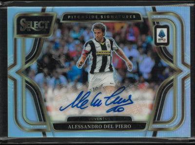 2025-26 Panini Select Serie A Pitchside Signature Alessandro Del Piero Autograph