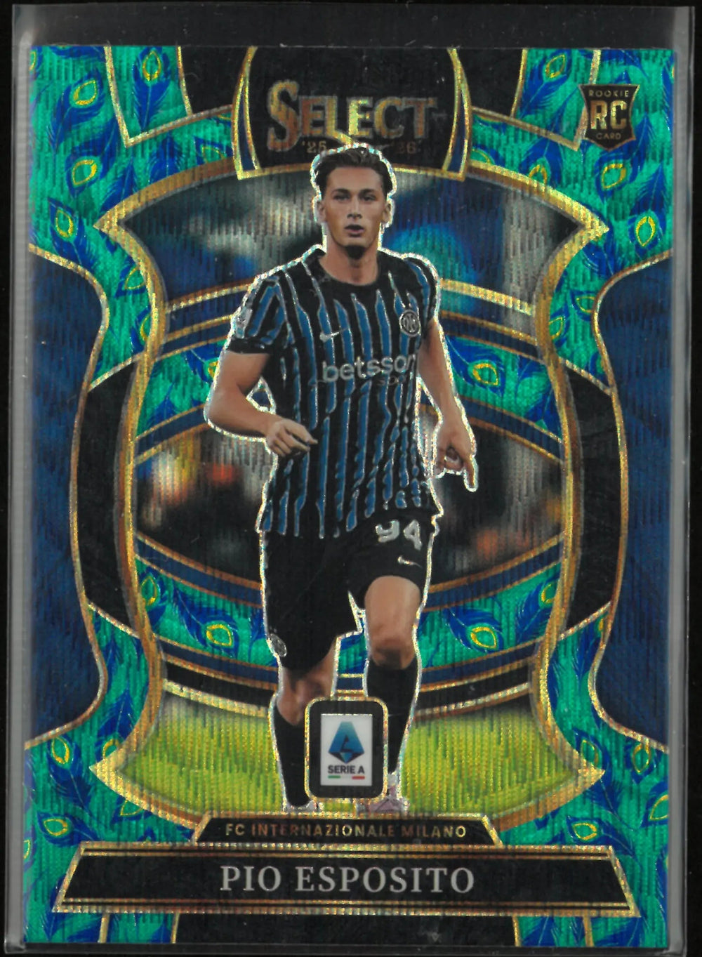 2025-26 Panini Select Serie A Rookie Pio Esposito Peacock RC SP
