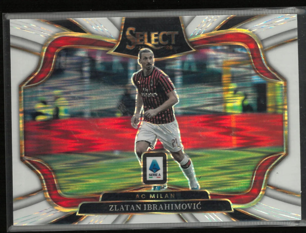 2025-26 Panini Select Serie A Zlatan Ibrahimovic White Flash /39