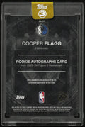 2025-26 Topps 3 Basketball Cooper Flagg RC Rookie Bronze Auto /25