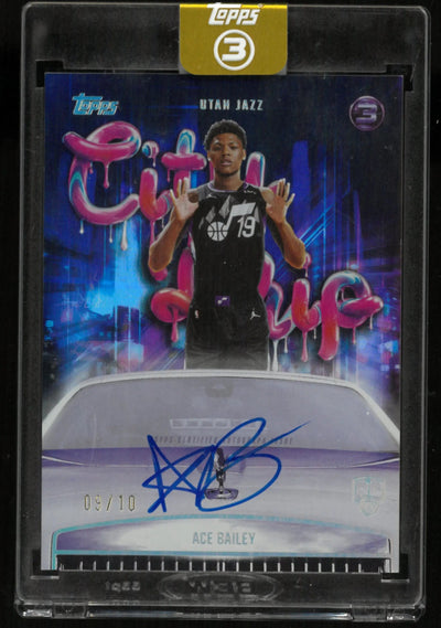 2025/26 Topps 3 City Drip Ace Bailey Rookie Autograph Auto RC /10