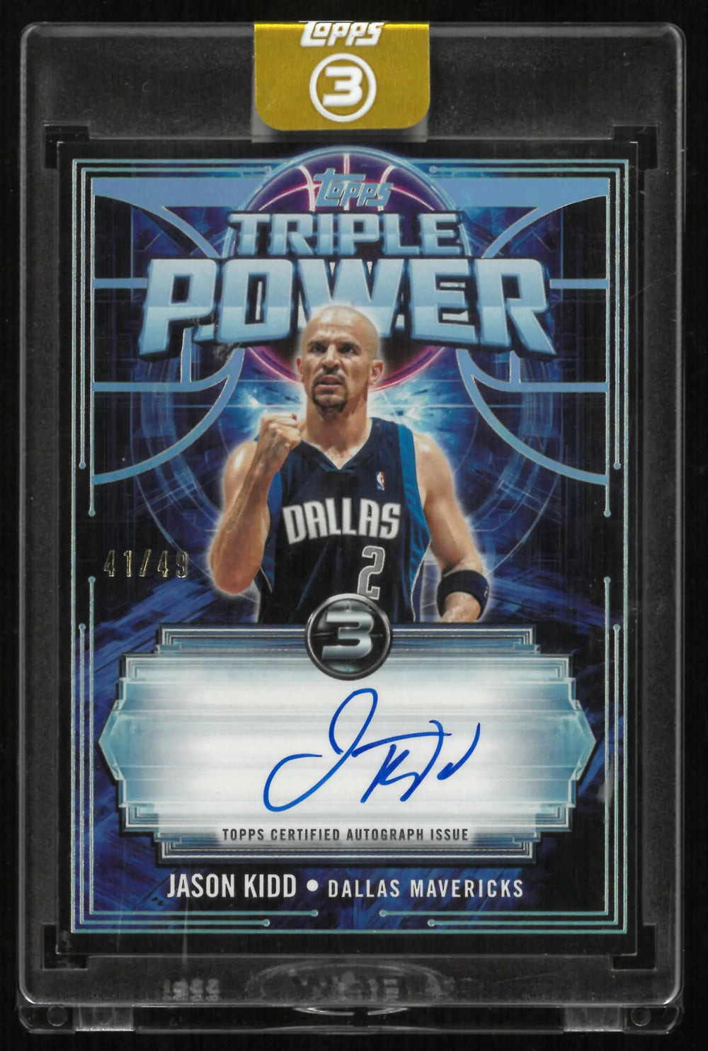 2025-26 Topps 3 Triple Power Autograph Jason Kidd Auto