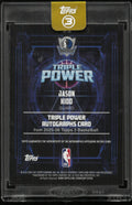 2025-26 Topps 3 Triple Power Autograph Jason Kidd Auto