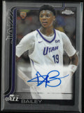 2025-26 Topps Chrome Autograph Rookie Ace Bailey Auto RC