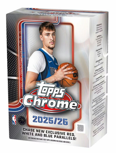 2025-26 Topps Chrome NBA Basketball 7-Pack Blaster Box