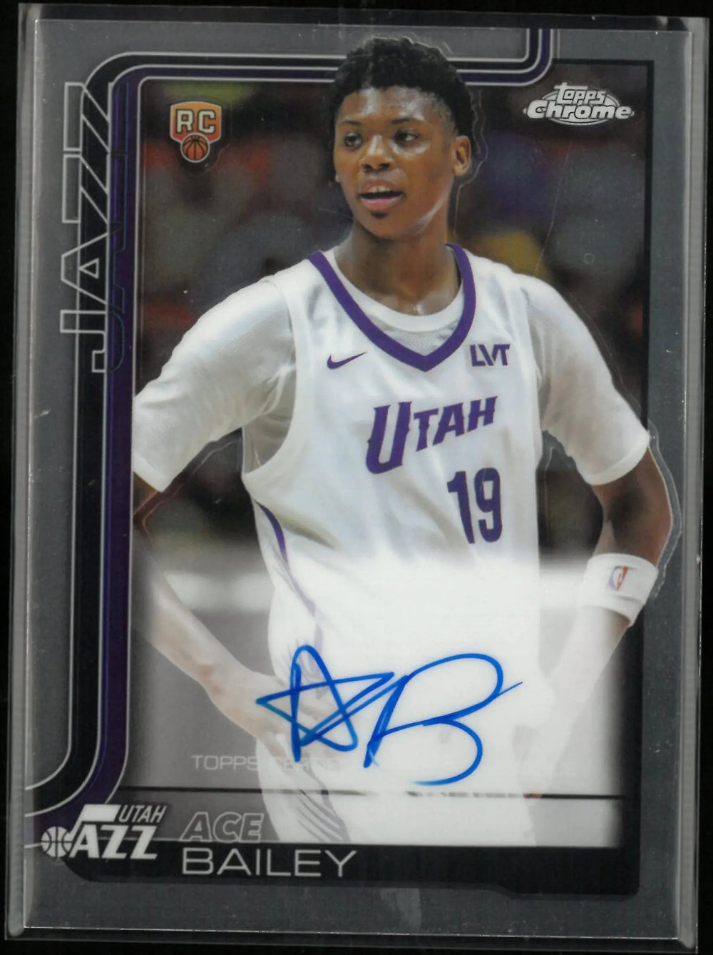2025-26 Topps Chrome Basketball Autograph Ace Bailey Auto RC
