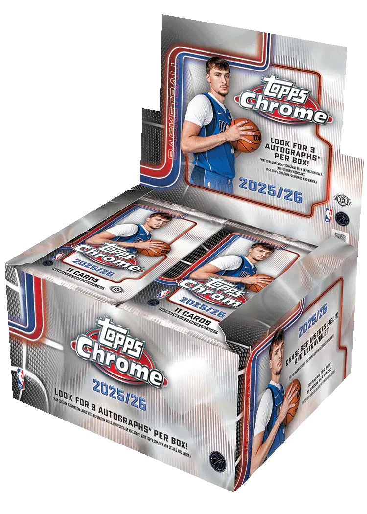 2025-26 Topps Chrome NBA Basketball Jumbo Hobby Box