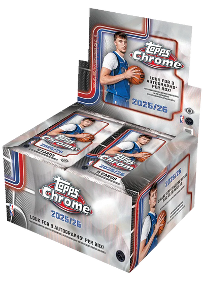 2025-26 Topps Chrome NBA Basketball Jumbo Hobby Box