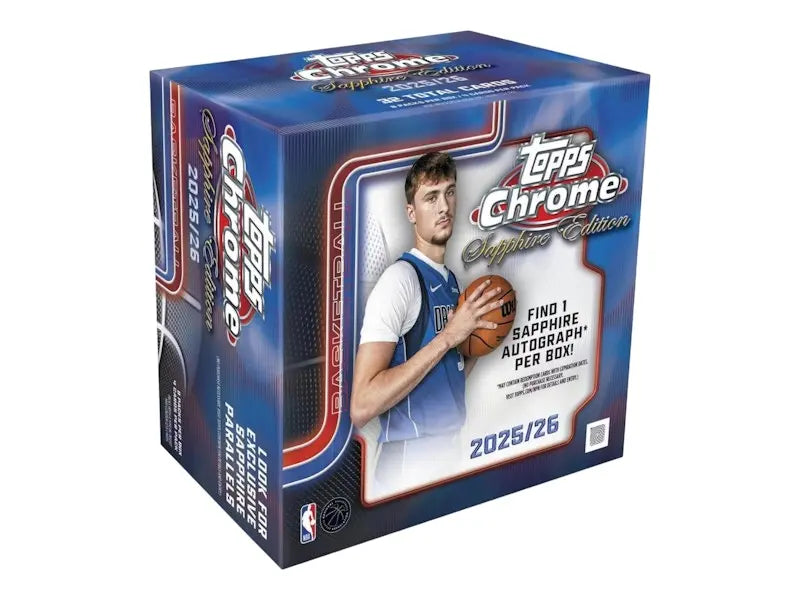 2025-26 Topps Chrome Sapphire Edition NBA Basketball Hobby Box