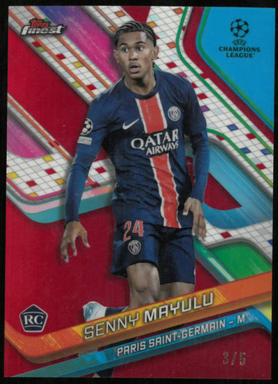 2025-26 Topps UEFA Champions League Senny Mayulu Rookie /5