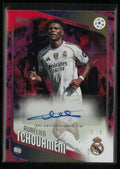 2025-26 Topps UEFA Club Competitions Autograph Aurelien Tchouameni Autograph Red /5