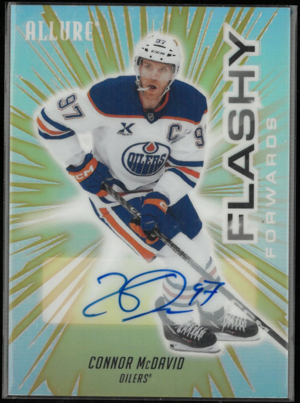 2025-26 Upper Deck Allure Hockey Connor McDavid Flash Forward Auto Autograph