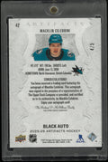 2025-26 Upper Deck Artifacts Black Auto Macklin Celebrini Autograph Auto /5