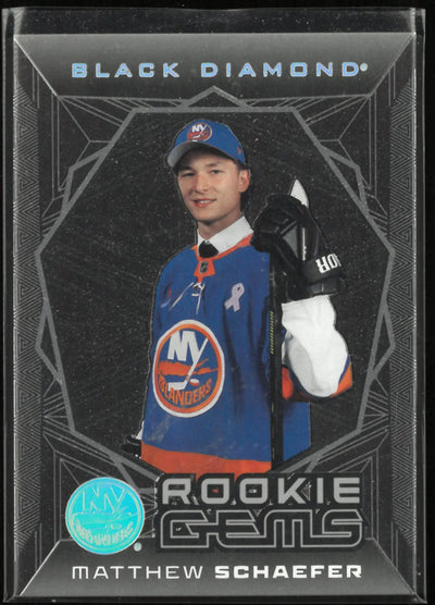 2025-26 Upper Deck Black Diamond Rookie Gems Matthew Schaefer /399 RC