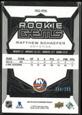 2025-26 Upper Deck Black Diamond Rookie Gems Matthew Schaefer /399 RC