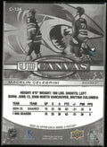 2025-26 Upper Deck Canvas Macklin Celebrini Black & White
