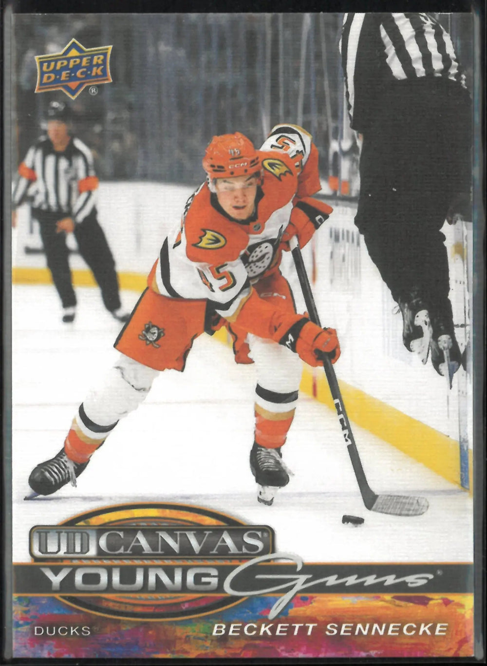 2025-26 Upper Deck Canvas Young Guns Rookie Beckett Sennecke RC