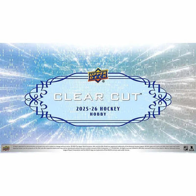 2025-26 Upper Deck Clear Cut Hockey Hobby Box (Pre Order)