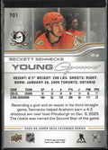 2025-26 Upper Deck Extended Series Young Guns Rookie Beckett Sennecke RC