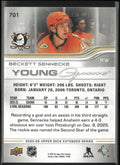 2025-26 Upper Deck Extended Series Young Guns Rookie Beckett Sennecke RC