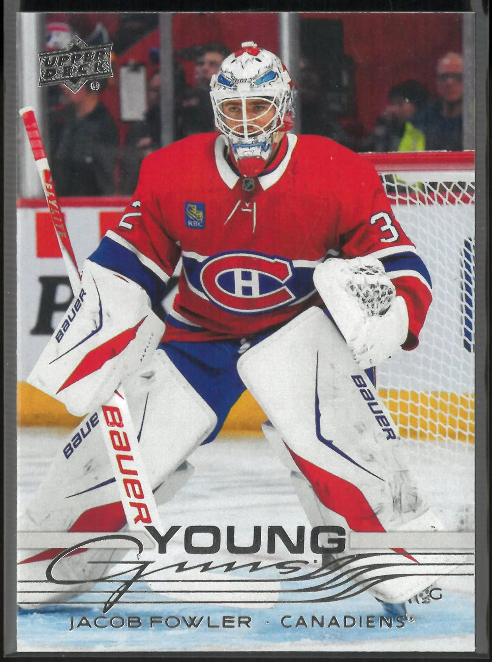 2025-26 Upper Deck Extended Series Young Guns Rookie Jacob Fowler