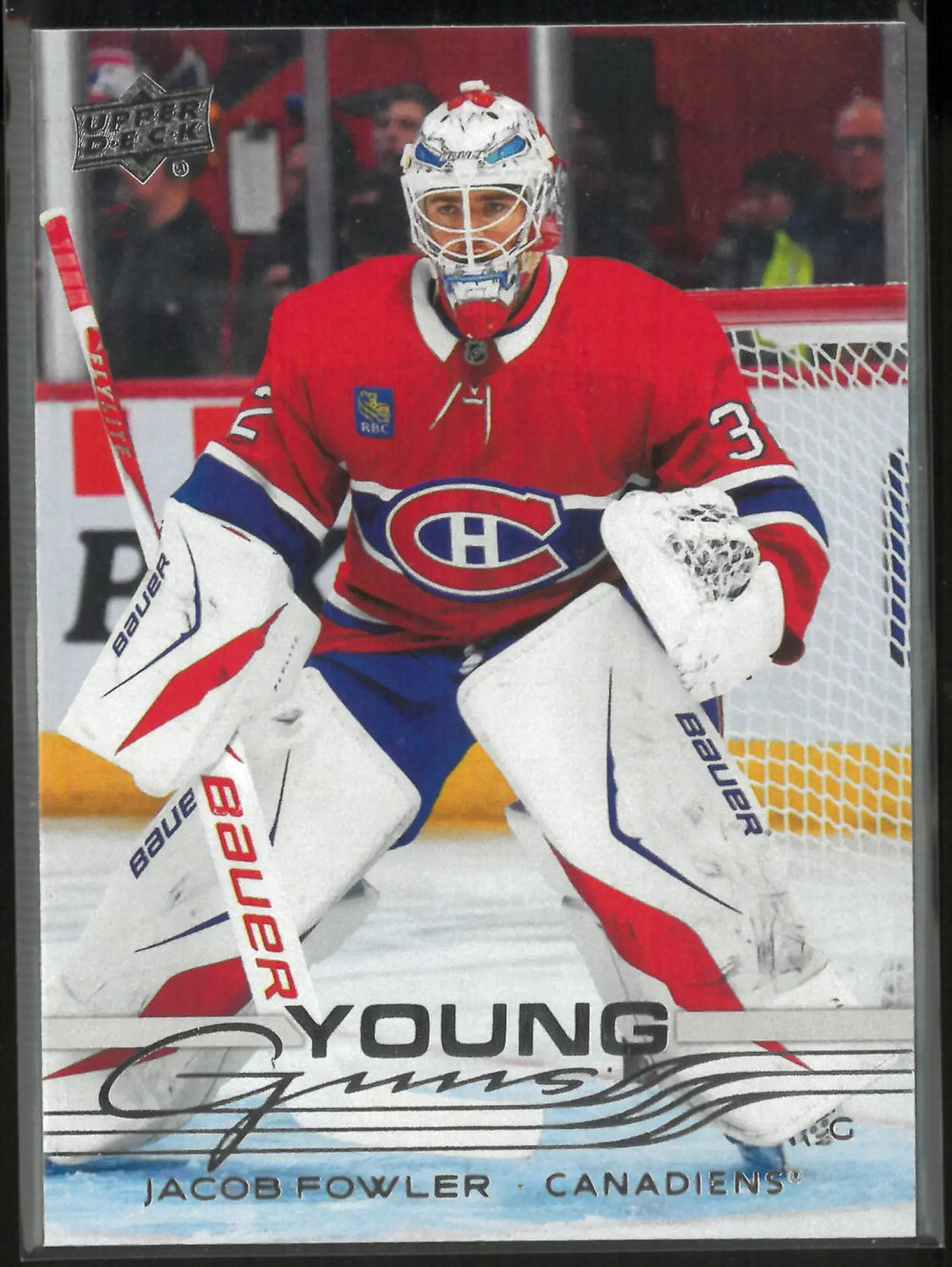 2025-26 Upper Deck Extended Series Young Guns Rookie Jacob Fowler