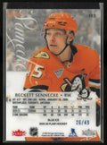 2025-26 Upper Deck Flair Blue Ice Beckett Sennecke