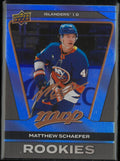 2025-26 Upper Deck MVP Copper Script Rookie Matthew Schaefer RC