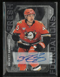 2025-26 Upper Deck Metal Universe Fresh Foundations Beckett Sennecke Autograph