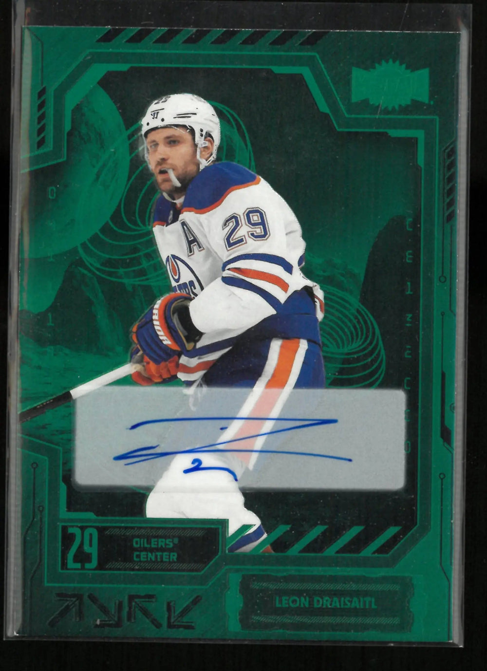 2025-26 Upper Deck Metal Universe Leon Draisaitl Green Autograph Auto /10