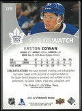 2025-26 UD SP Authentic Future Watch Rookie Auto Easton Cowan /99 RC