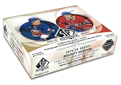 2025-26 Upper Deck SP Authentic Hockey Hobby Box